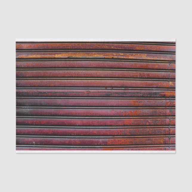 Rust Design Tissue Paper - HAMbyWG (Front)