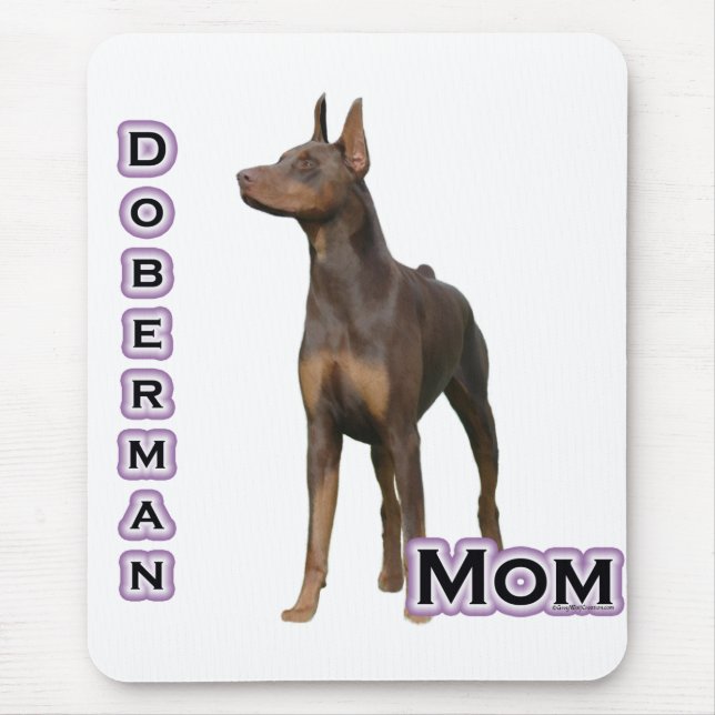 Rust Doberman Mom 4 Mouse Pad (Front)