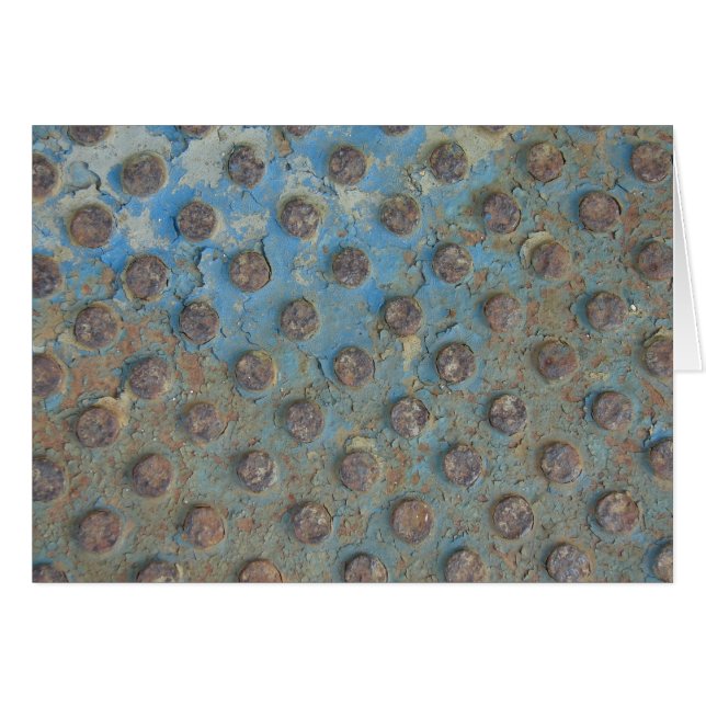 Rust et peinture bleue (Devant horizontal)