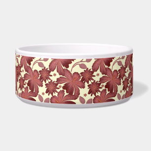 Rust Floral Leaf Pattern   Terracotta Botanical 