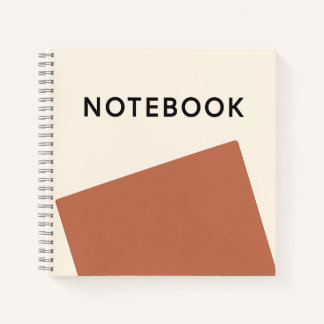 Rust Minimalist Notebook