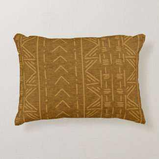 Rust Mudcloth  Accent Pillow