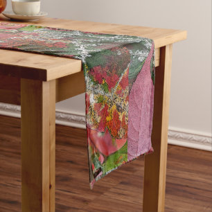 rust of autumn short table runner