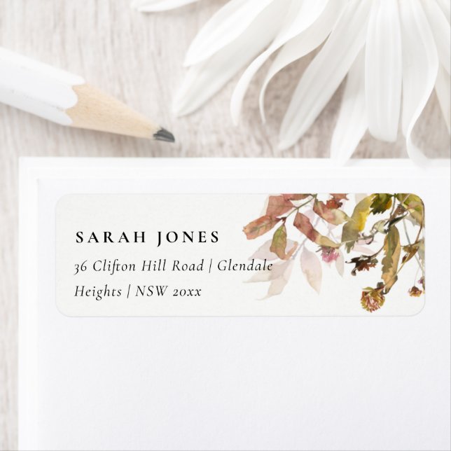 Rust Orange Fall Tree Branch Adresse de vol (En situation)