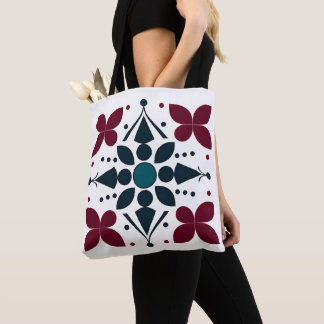 Rust Petal Echo Tote Bag