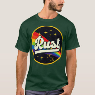 Rust Rainbow In Space Vintage Style T-Shirt