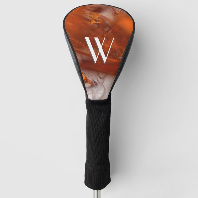 Rust Realm Fractal Golf Head Cover (Front)