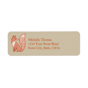 Rust Red and Ivory Foxes