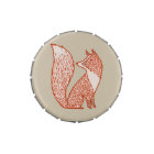 Rust Red and Ivory Foxes