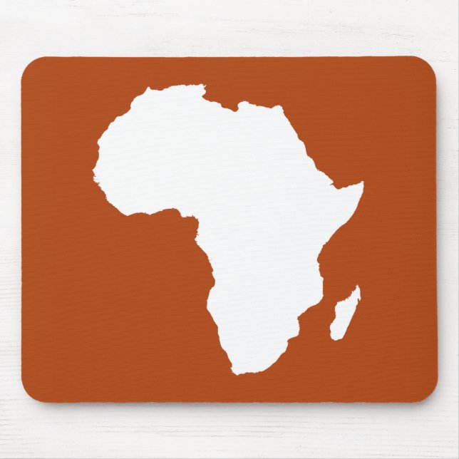Rust Red Audacious Africa Mouse Pad (Front)