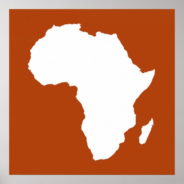 Rust Red Audacious Africa Poster (Front)