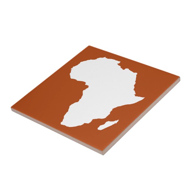 Rust Red Audacious Africa Tile (Side)