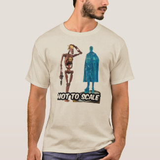 Rust Red Droid and Translucent Cloaked Figure Disp T-Shirt