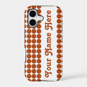 Rust Red Safari Dot with name