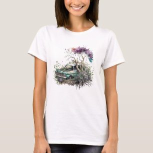 Rust & Reflection: Watercolor Vintage Cars T-Shirt