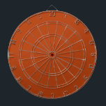 Rust Solid Colour Dartboard<br><div class="desc">Rust Solid Colour</div>