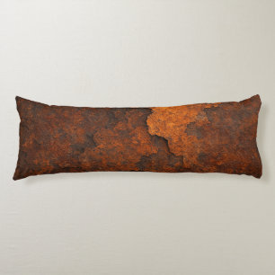 Rust Texture Grunge Background – Aged Metal Design Body Pillow