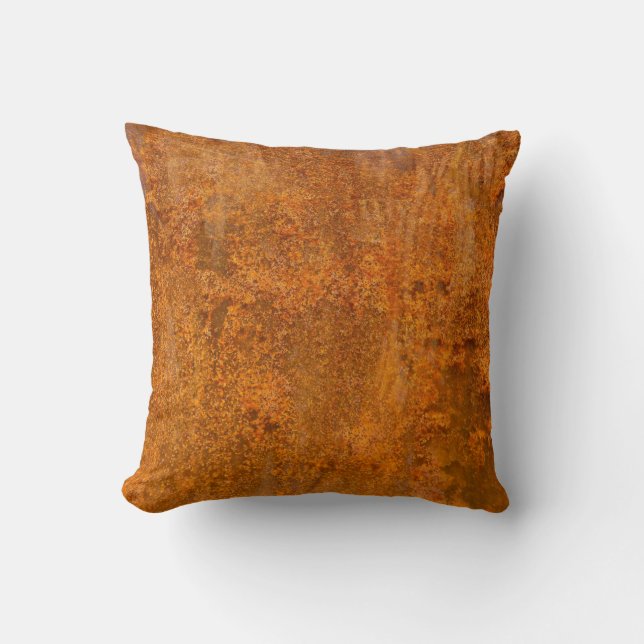 Rust Throw Pillow (Front)