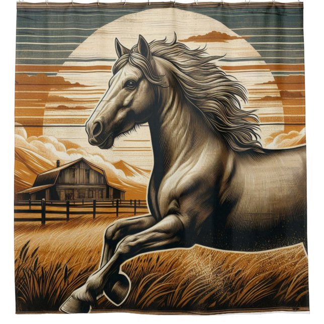 Rust/vintage horse/western  (Front)