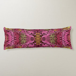 Rust violet boho tapestry Body Pillow. Body Pillow