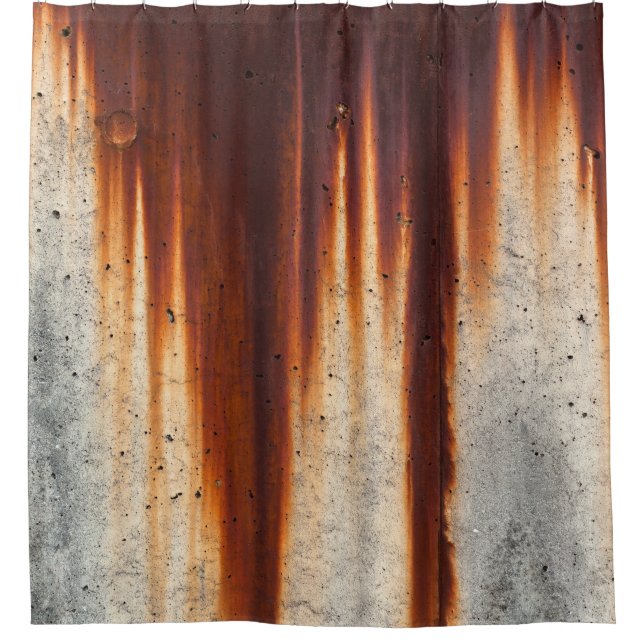 Rusted Grunge Wall: Textured Sagging (Front)