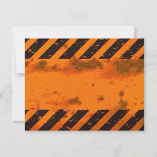 Rusted Hazard Stripes Background