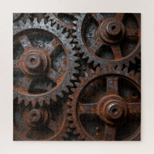 Rusted Industrial Mechanism Jigsaw Puzzle