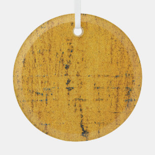 Rusted Iron, Metal Texture Background. Glass Ornament