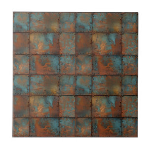Rusted Iron Metal Tile