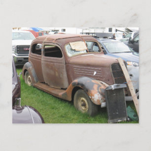 Rusted Junker Postcard