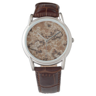 Rusted metal abstract watch