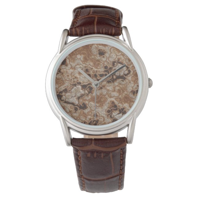Rusted metal abstract watch (Front)