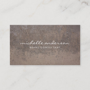 Rusted Metal Background Business Card