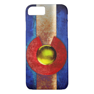 Rusted Metal Colorado Flag Case-Mate iPhone Case
