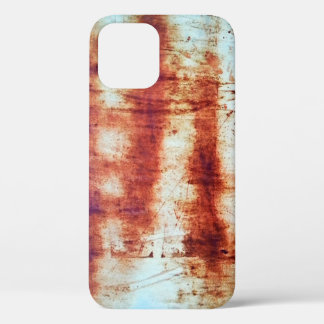 Rusted metal, textured background. iPhone 12 case