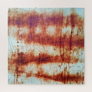 Rusted metal, textured background. jigsaw puzzle