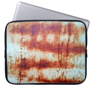 Rusted metal, textured background. laptop sleeve