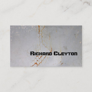Rusted painted, corroded metal, texture custom business card