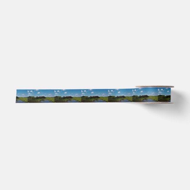 Rusted Rooftop Satin Ribbon (Front)
