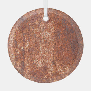 Rusted steel texture, abstract background. glass ornament