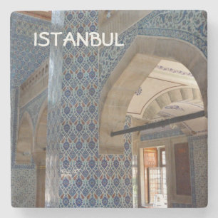 Rustem Pasha Mosque in Istanbul Stone Coaster