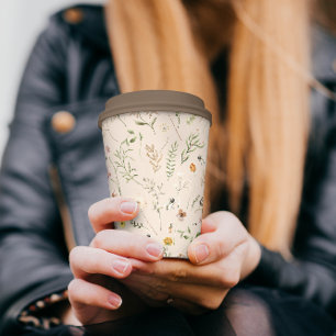 Rustiс Boho Wildflowers Baby Shower Paper Cup