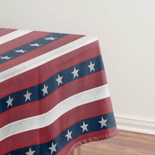 Rustic 4th of JulyTablecloth Tablecloth (In Situ)