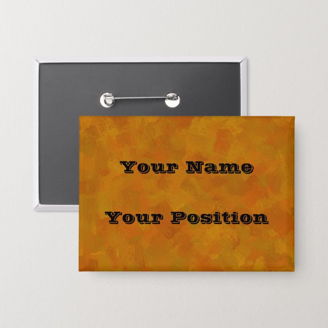 Rustic Abstract Modern Contemporary Geometric Art (Front/Back)