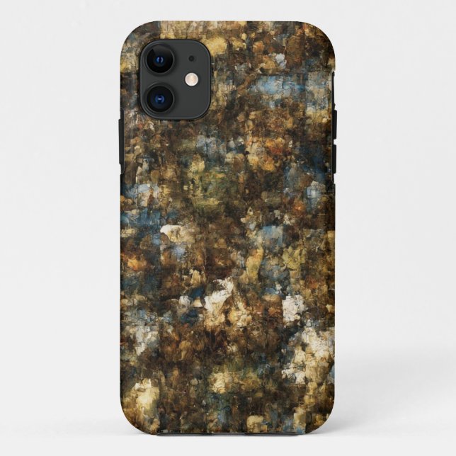  Rustic Abstract Texture Mobile Case (Back)