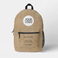 Rustic Add your Logo Custom Text Company 