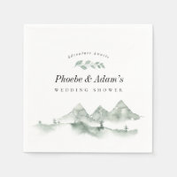 Rustic Adventure Mountain Couples Bridal Shower