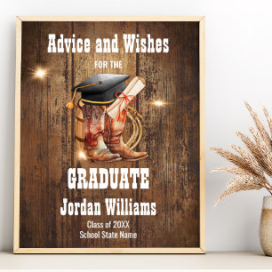Rustic Advice for the Graduate Poster