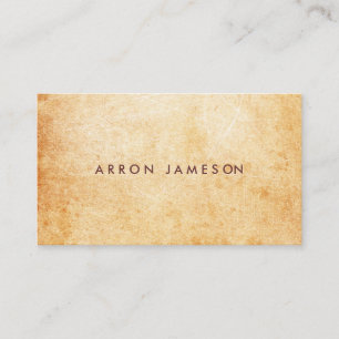 Rustic Aged Terracotta Stone Business Card