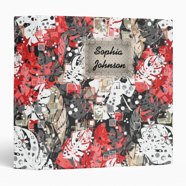 Rustic album, antique, vintage binder (Front/Spine)